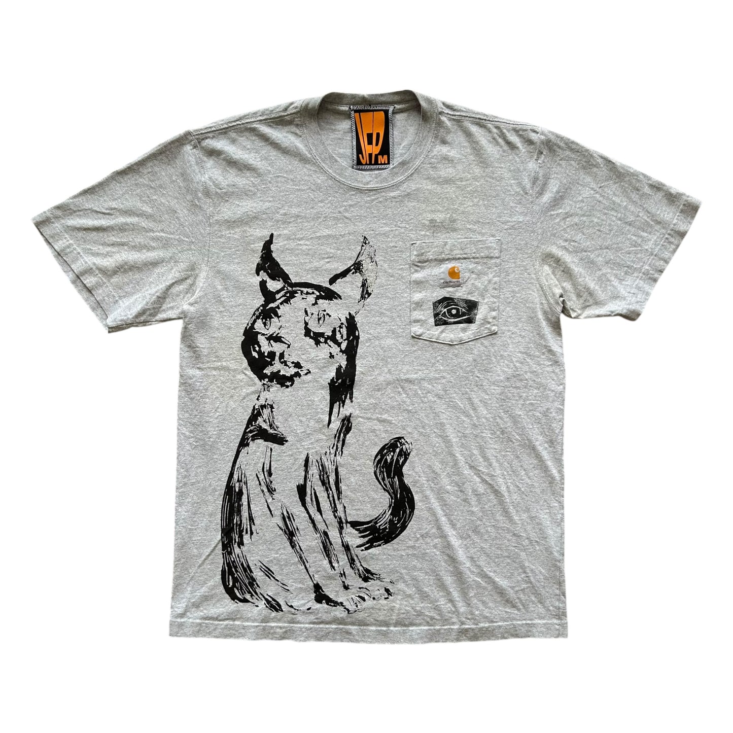 Spooky Cat 1/1 Grey Tee (Size M)