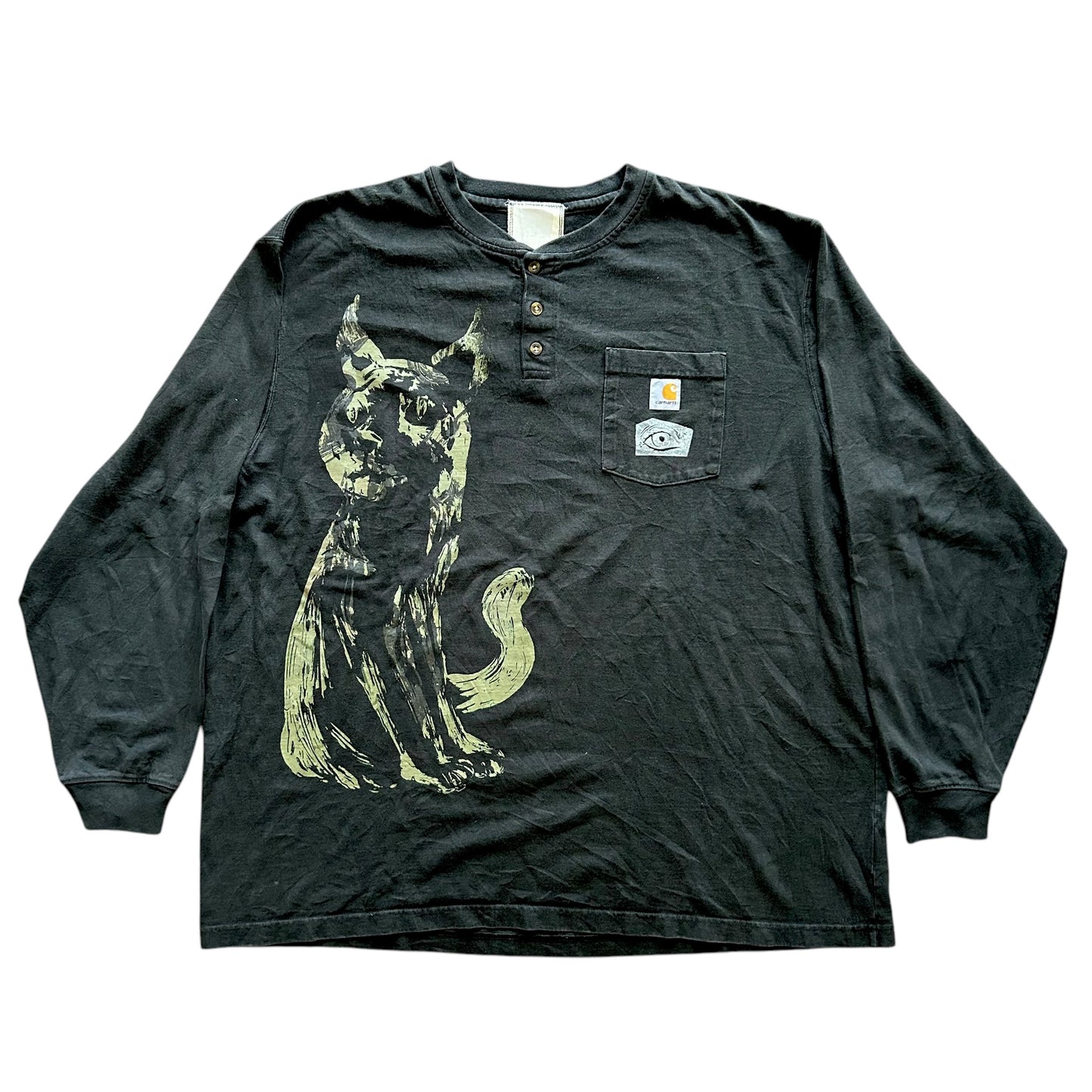 Spooky Cat 1/1 Black Longsleeve (Size XXL)