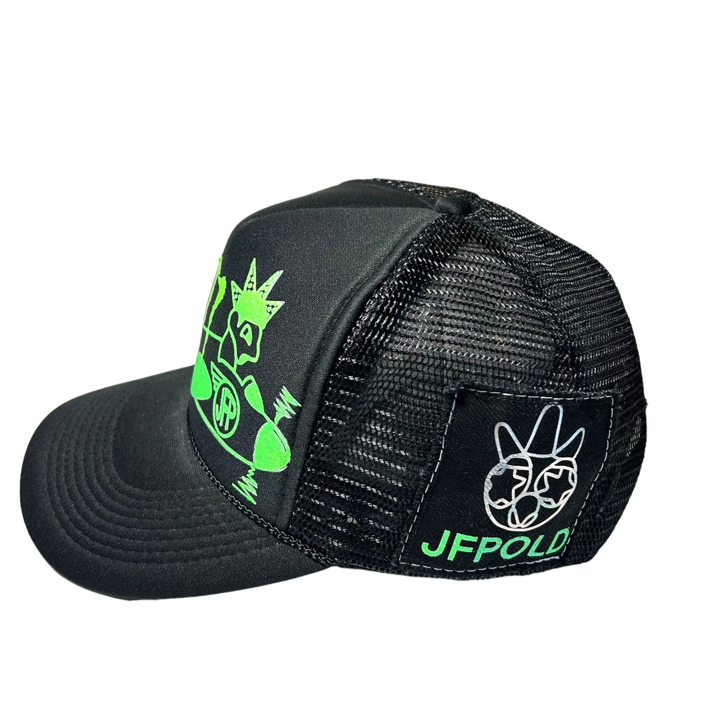 1/1 Cartoon Airplane Trucker Hat Monster Energy