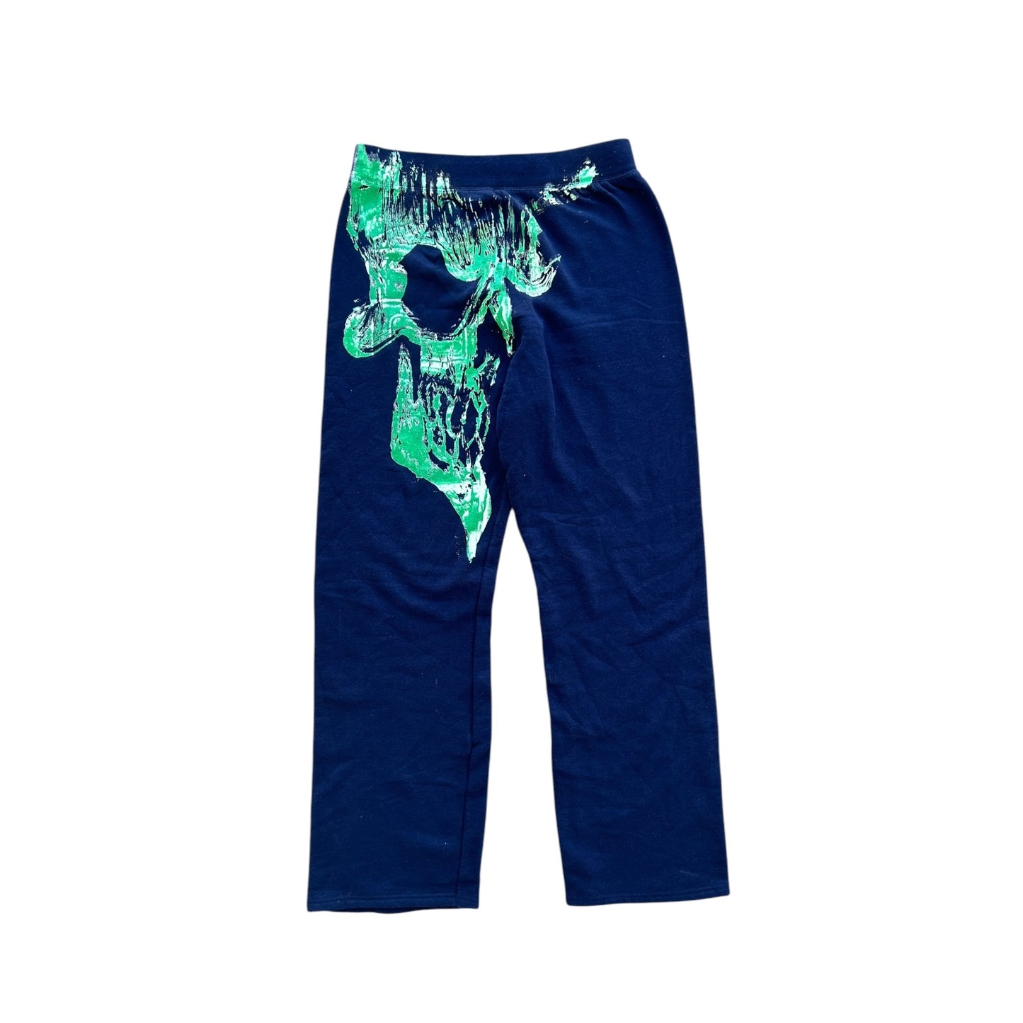 Skelly 1/1 Navy/ Green Sweatpants (Size M)