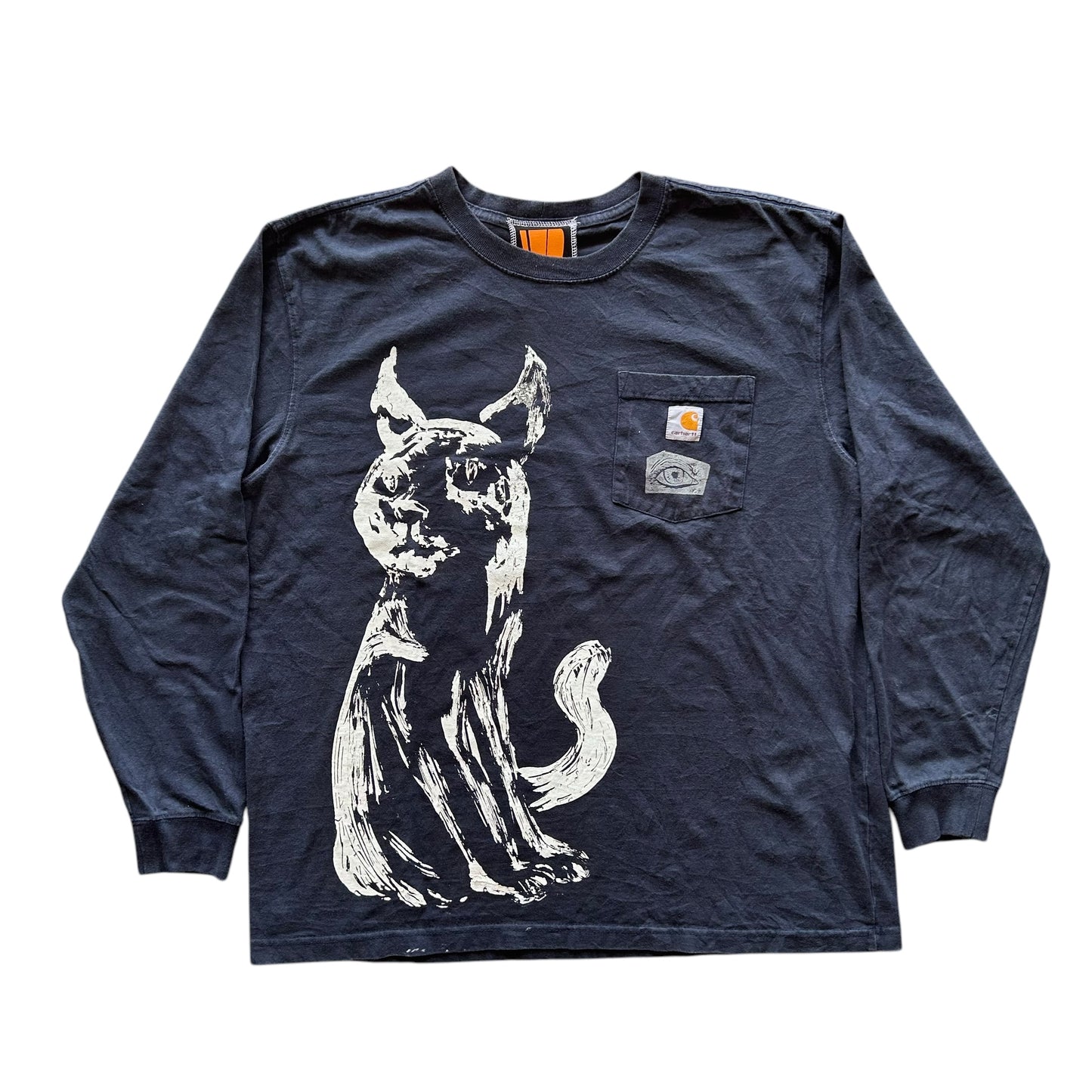 Spooky Cat 1/1 Navy Longsleeve (Size L)