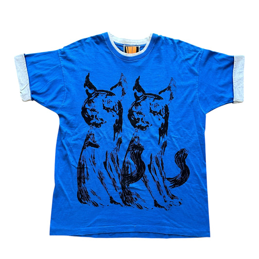 Spooky Cat 1/1 Blue Tee (Size XL)