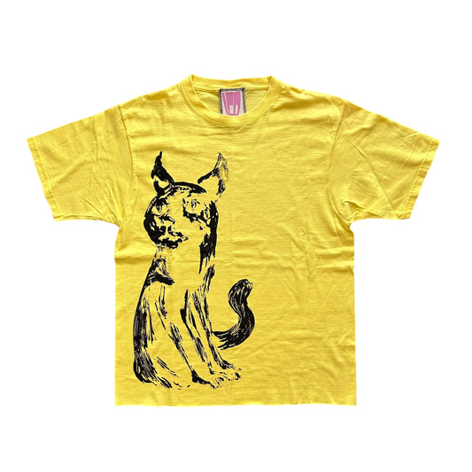 Spooky Cat 1/1 Yellow Tee (Size M)