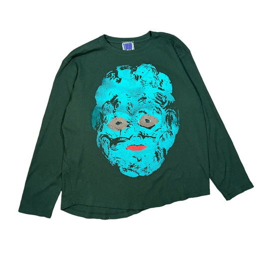 Plastered Face 1/1 Long Sleeve Dark Green (Size XXL)