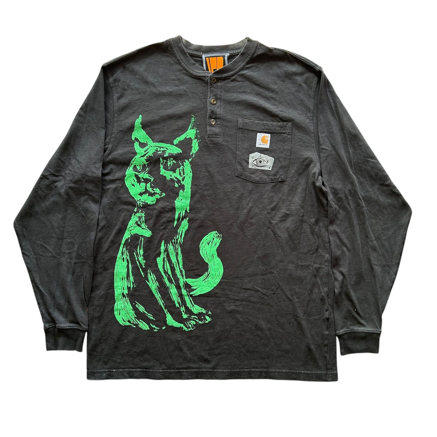 Spooky Cat 1/1 Black Longsleeve (Size L)