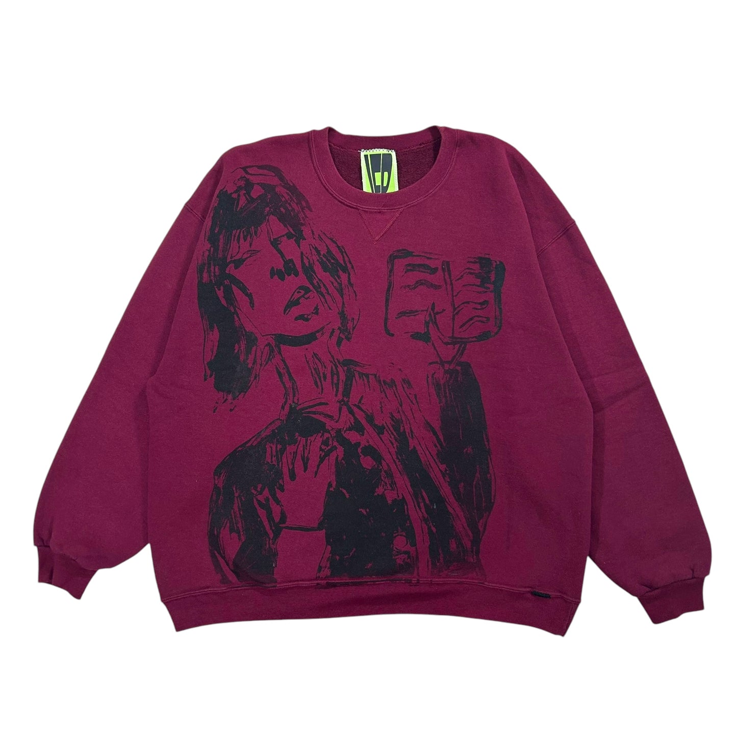 Sacred Book 1/1 Maroon Sweater (Size XL)