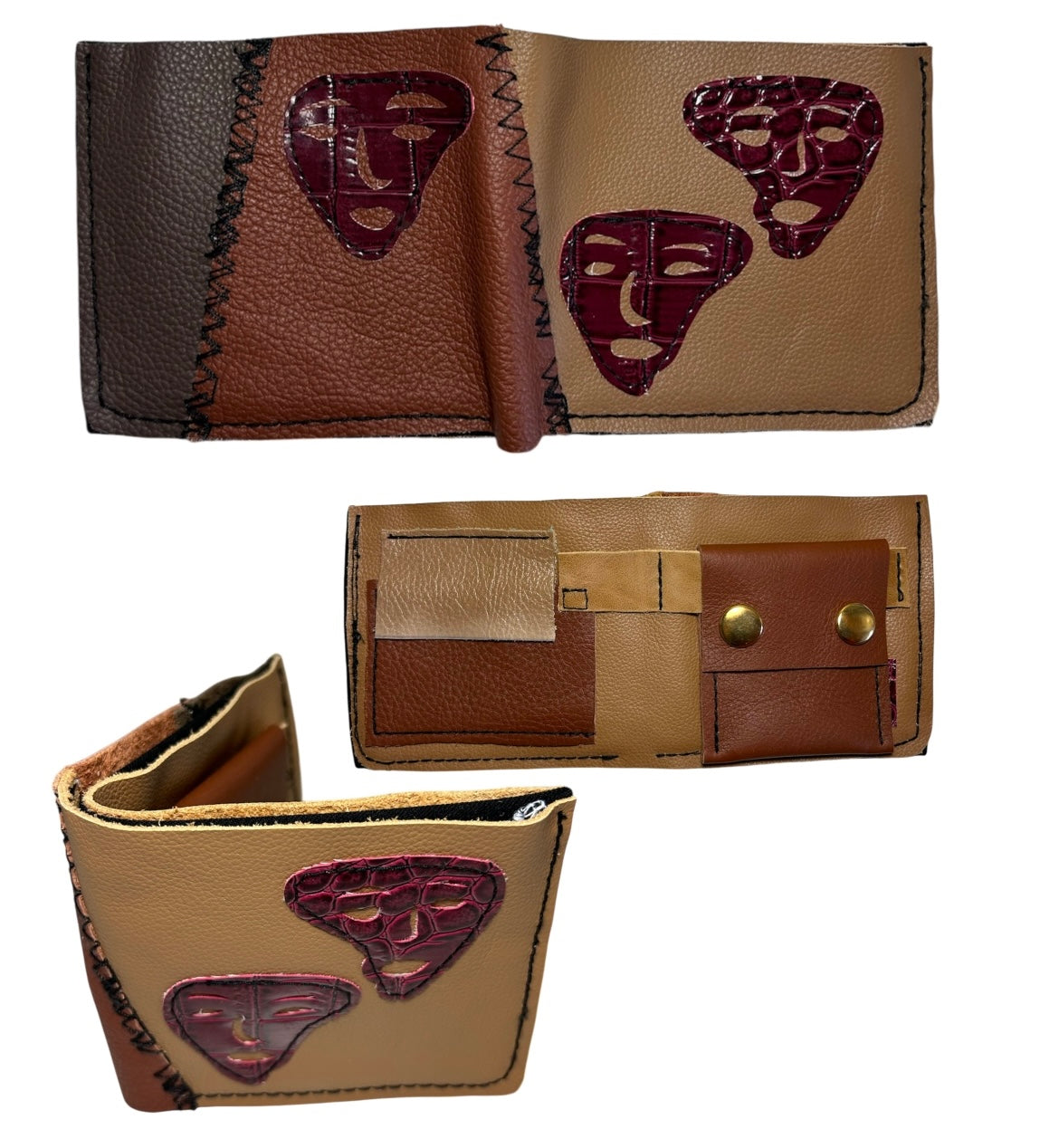 Plastered Faces Leather Face Wallets (All of them 1-10)