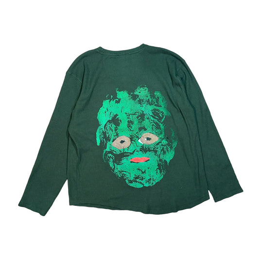 Plastered Face 1/1 Long Sleeve Dark Green (Size XXL)