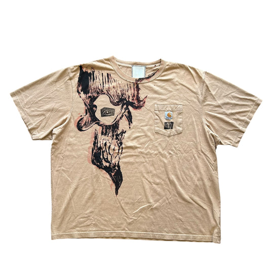 Skelly 1/1 Tan Tee (Size XXL)