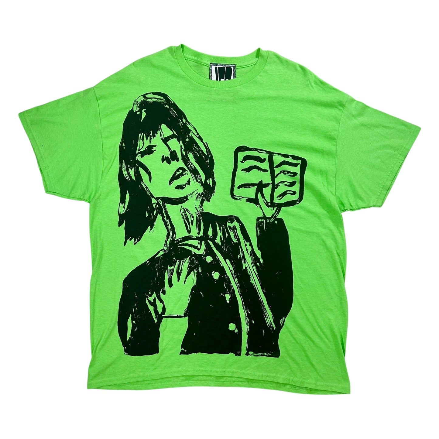 Sacred Book 1/1 Neon Green Tee (Size XL)